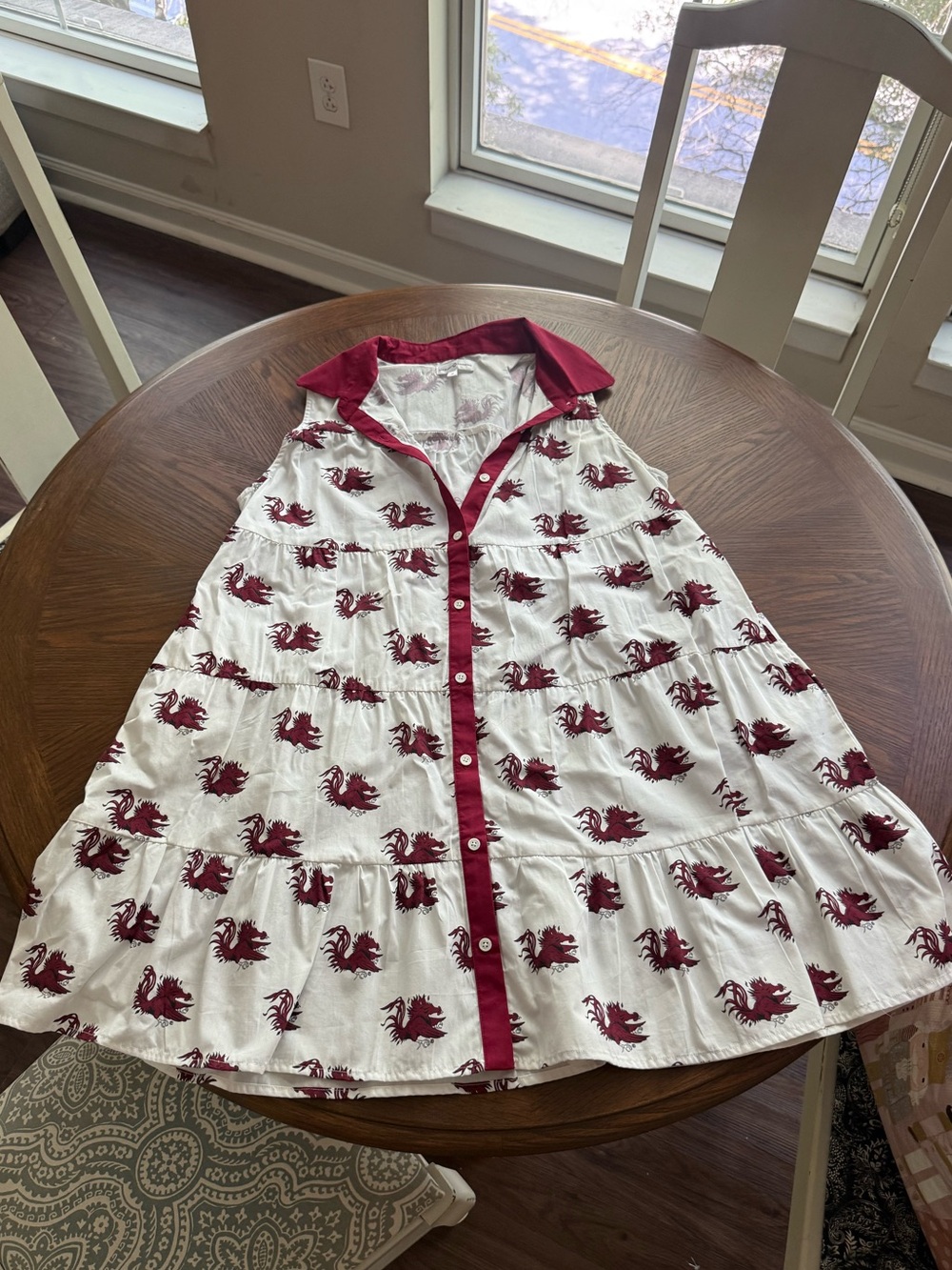 Stewart Simmons USC Gamecock sleeveless button up dress NWT